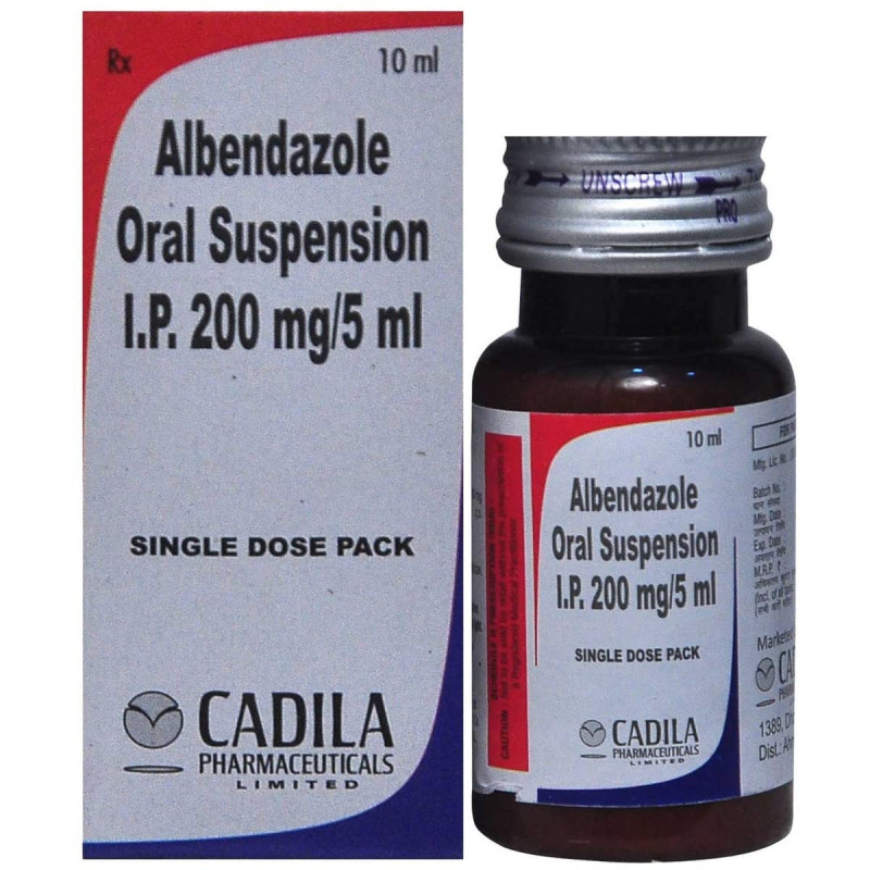 ALBENDAZOLE 10ML Cadila