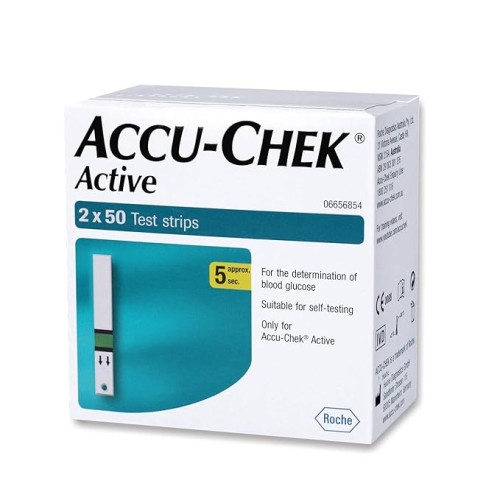 ACCUCHECK ACTIVE STRIPS - 100 NO'S